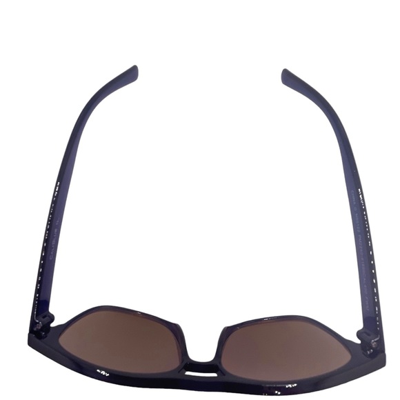 Fashion Sunglasses Deep Cobalt Blue with Pink Mirrored Lens - Picture 6 of 10